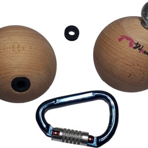 2 Bolas Madera 10cm Dolmen