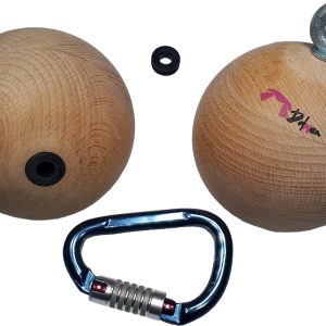 2 Bolas Madera 12cm Dolmen