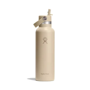 BOTELLA ISOTÉRMICA HYDRO FLASK 620ML CON PAJITA FLEXIBLE - Oat