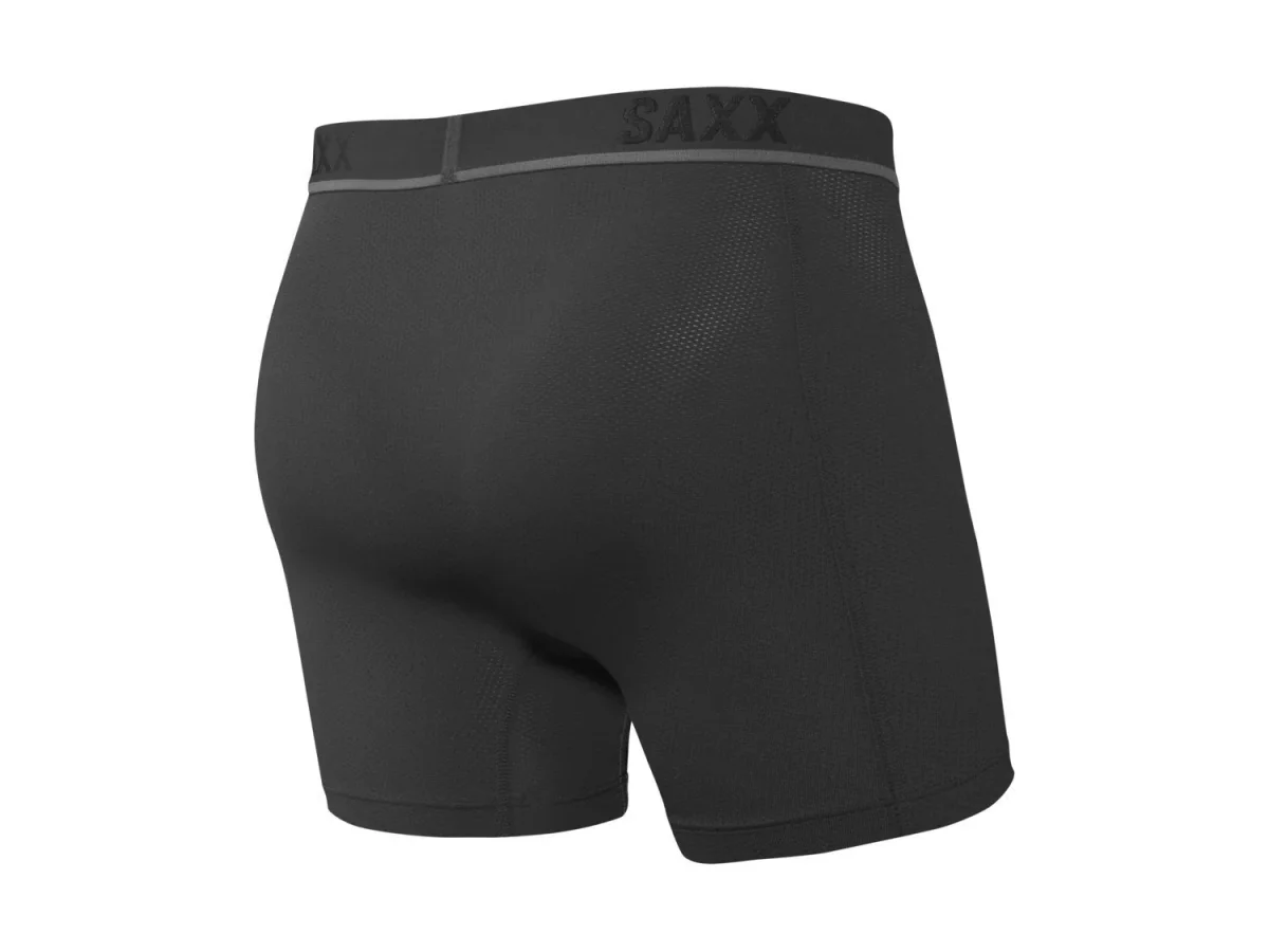 CALZONCILLOS BÓXER SAXX KINETIC LIGHT-COMPRESSION MESH - Negro - Imagen 3