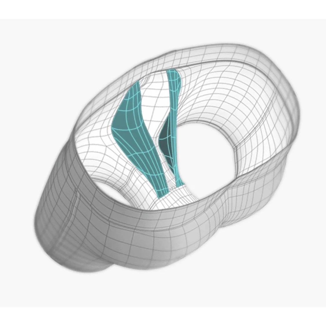 CALZONCILLOS BÓXER SAXX KINETIC LIGHT-COMPRESSION MESH - Negro / Rojo - Imagen 6