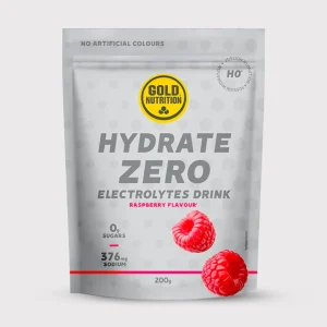 ELECTROLITOS GOLD NUTRITION HYDRATE ZERO H0 - Frambuesa