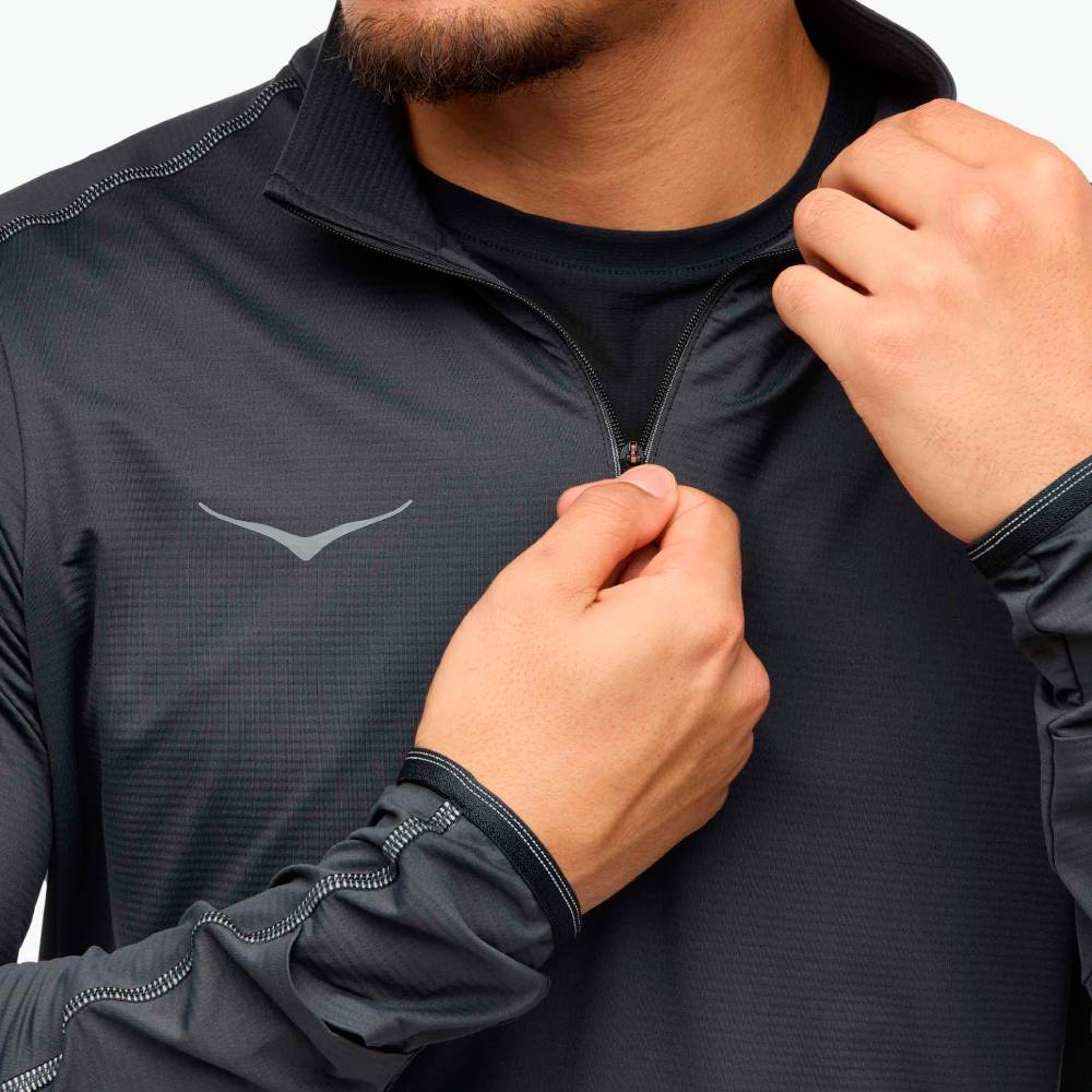 SUDADERA HOKA GLIDETECH - Black - Imagen 6