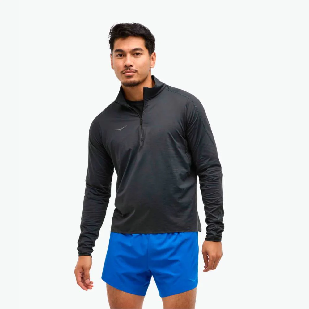 SUDADERA HOKA GLIDETECH - Black - Imagen 2