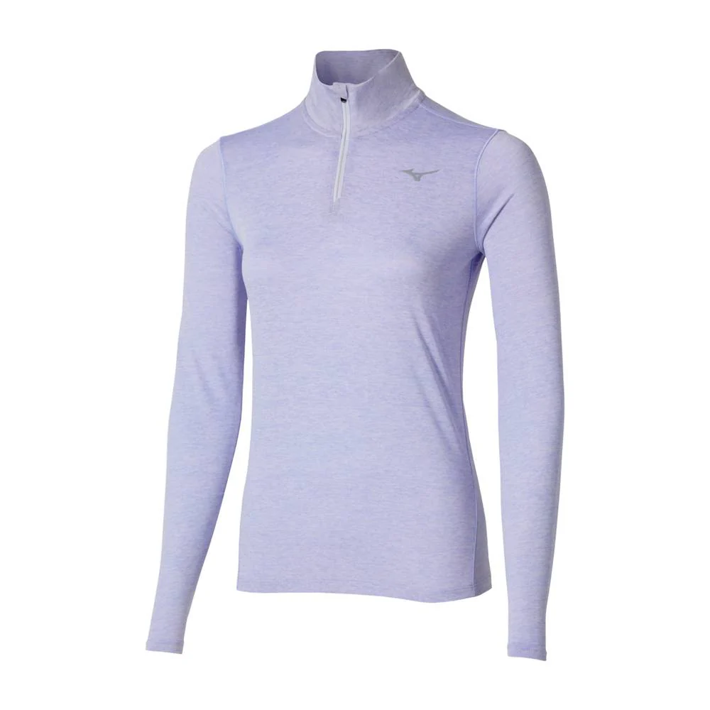 SUDADERA MIZUNO CORE IMPULSE MUJER - Icelandic Blue - Imagen 2
