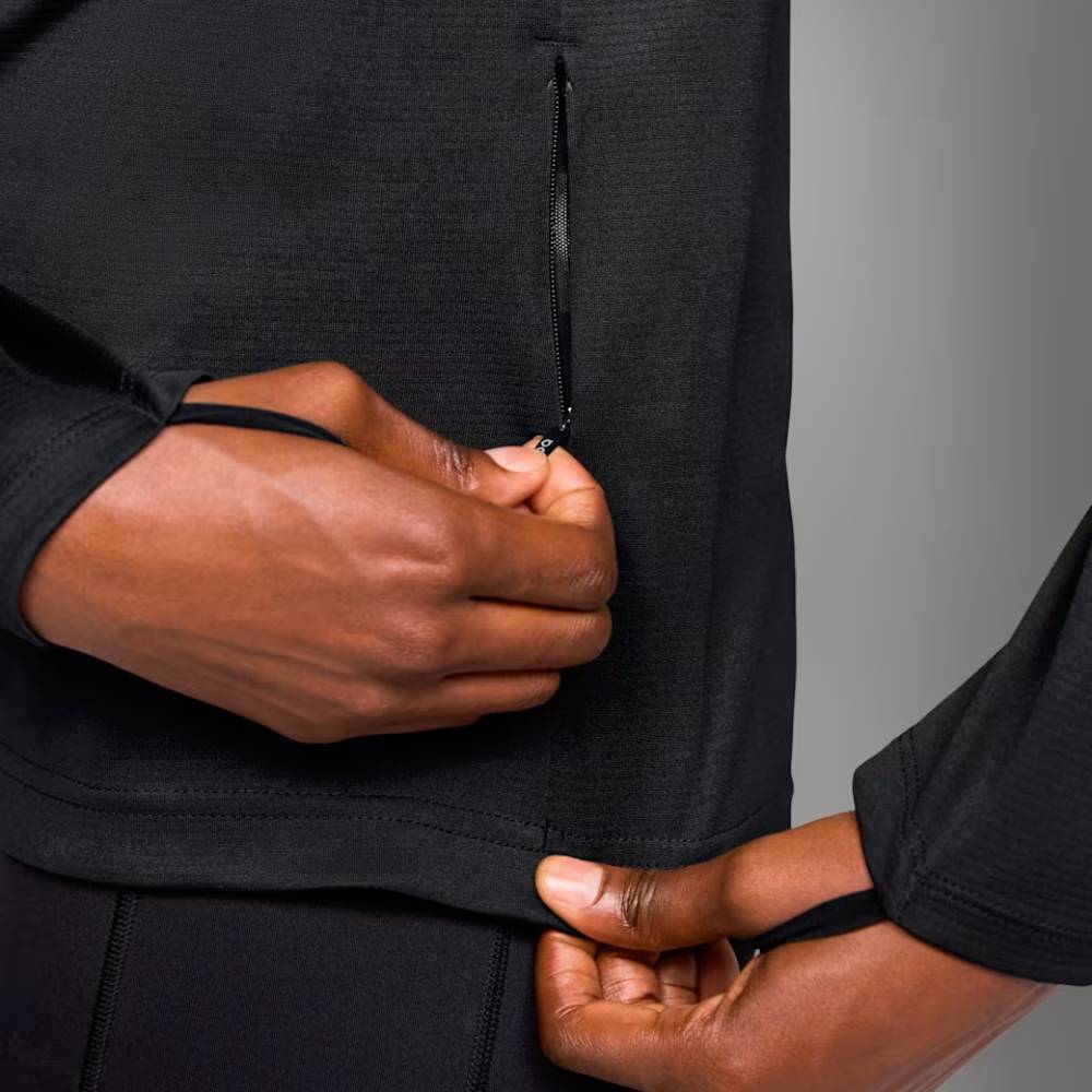 SUDADERA ON CLIMATE MUJER - Black - Imagen 5