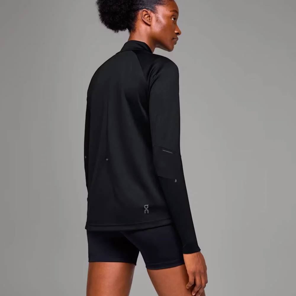 SUDADERA ON CLIMATE MUJER - Black - Imagen 3