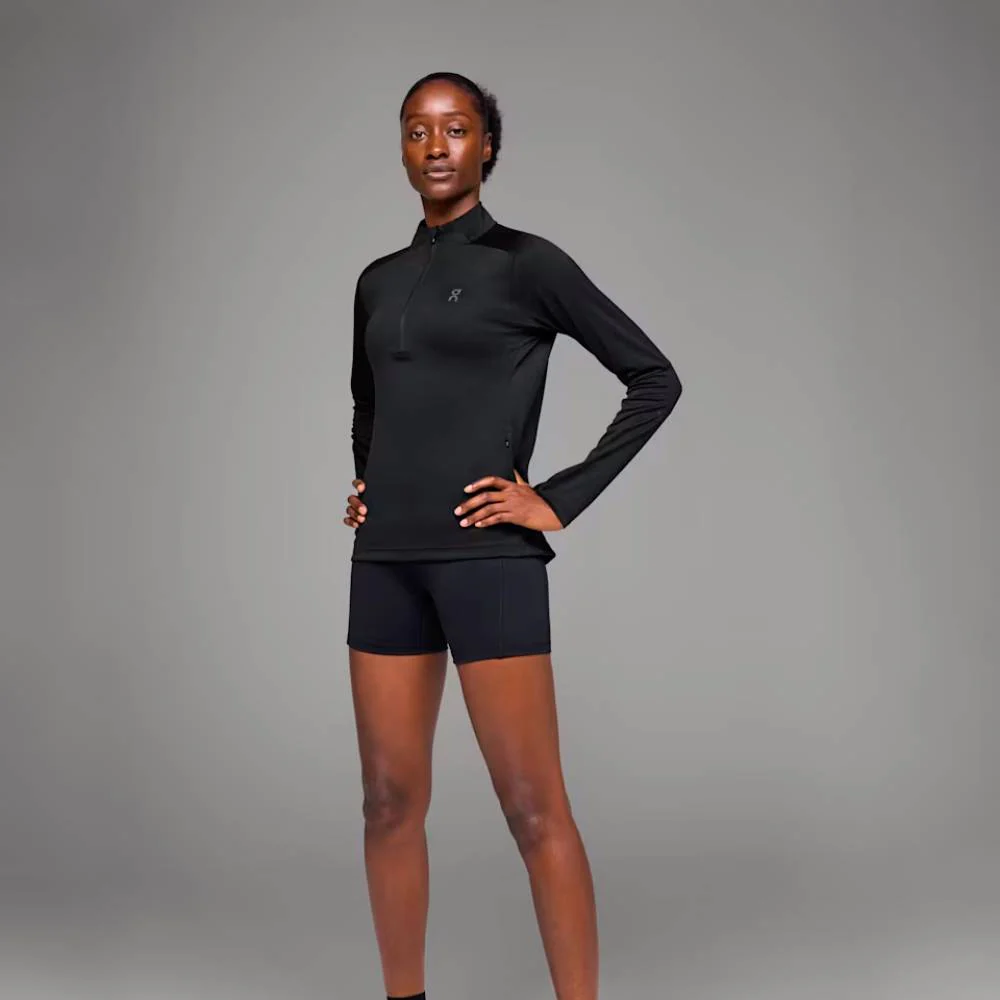 SUDADERA ON CLIMATE MUJER - Black - Imagen 2