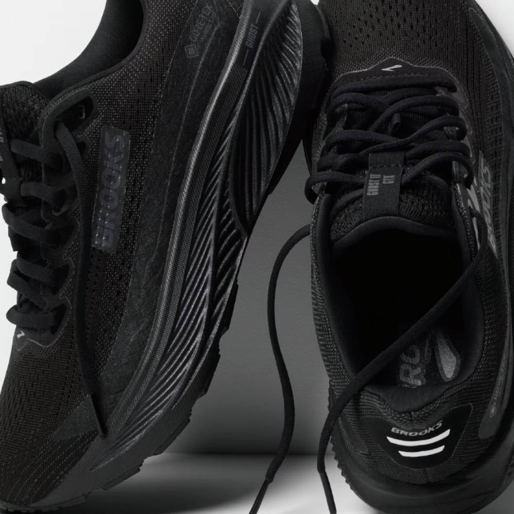 ZAPATILLAS BROOKS GHOST 17 GTX MUJER - Black / Black / Ebony - Imagen 8