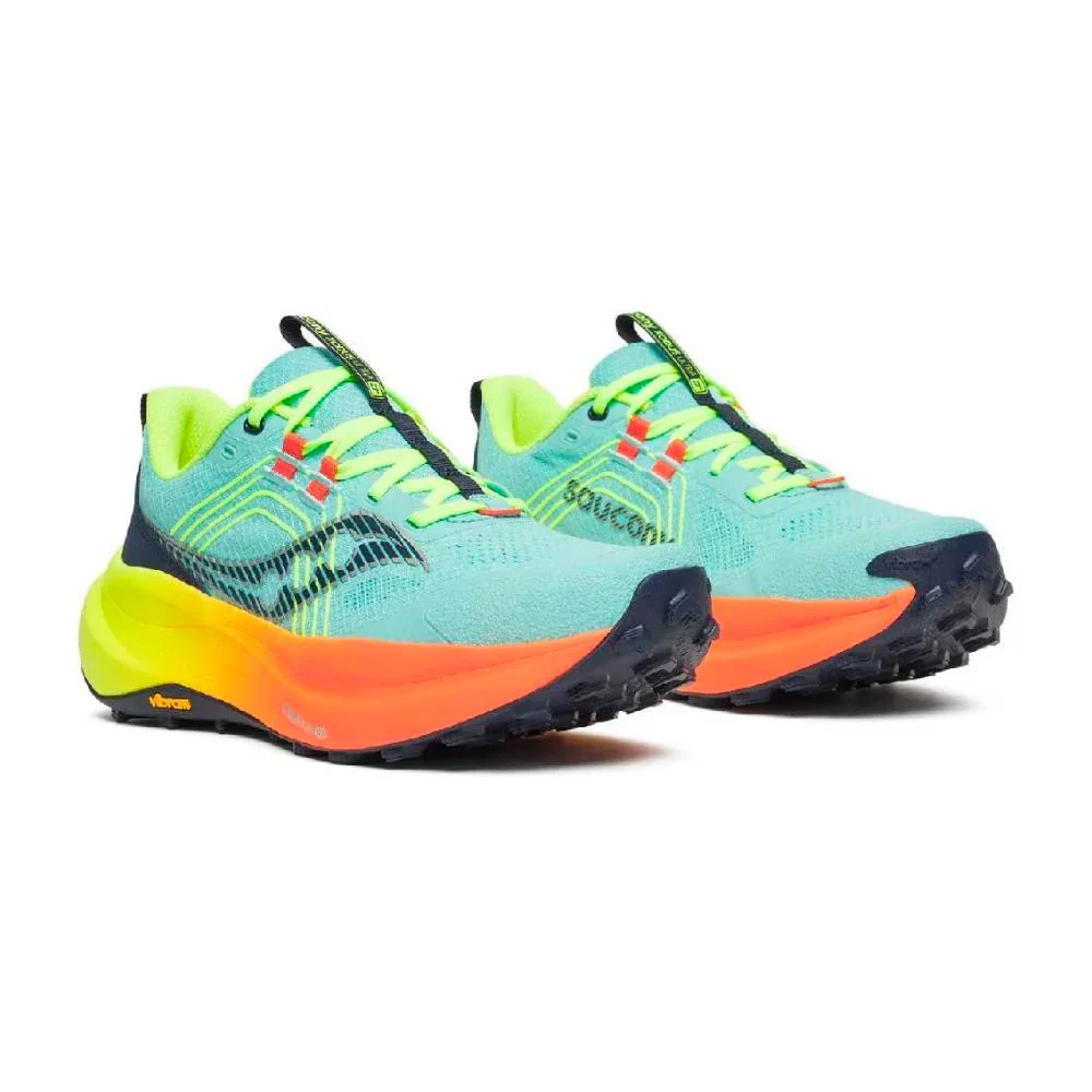 ZAPATILLAS SAUCONY XODUS ULTRA 4 MUJER - Splash / Fire - Imagen 3