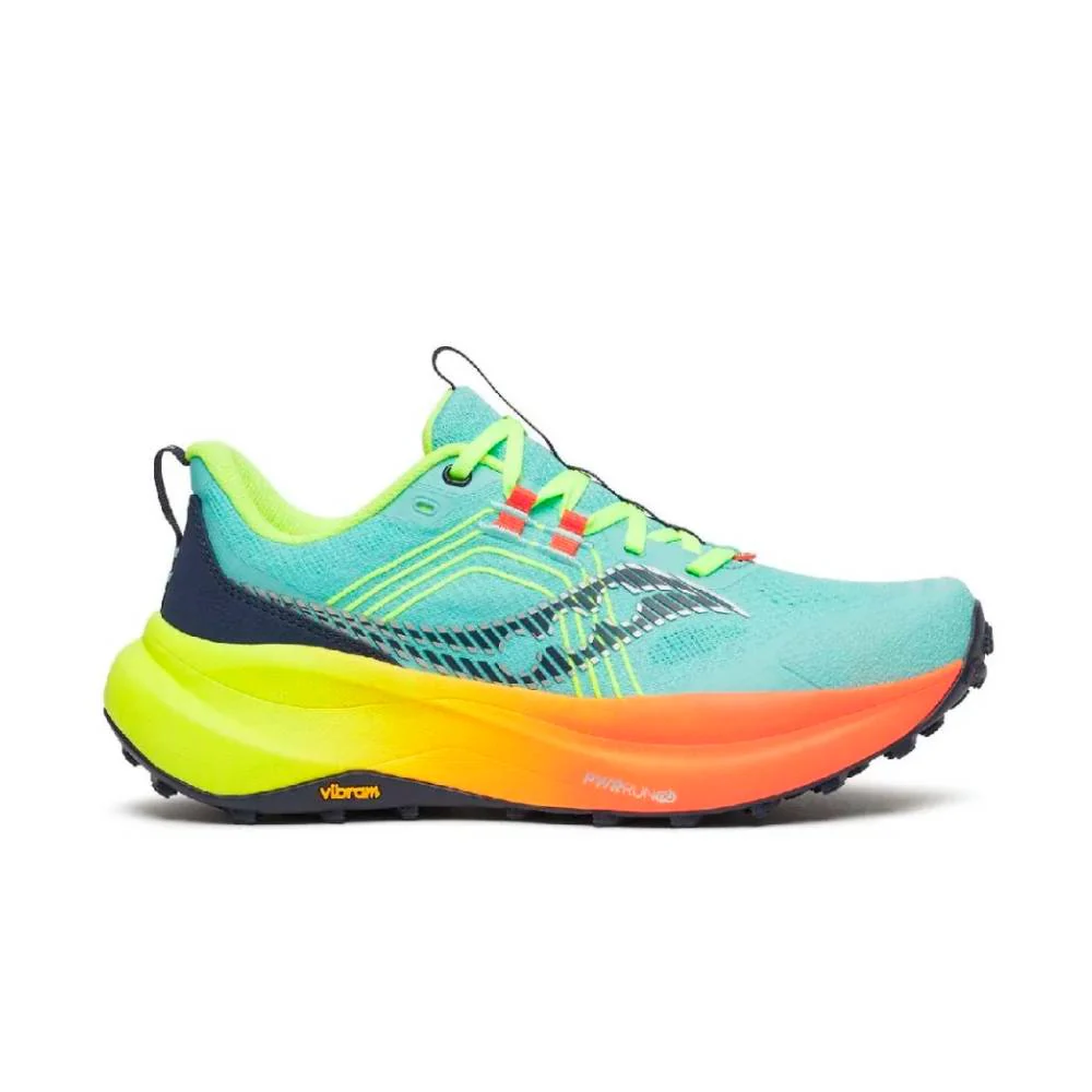 ZAPATILLAS SAUCONY XODUS ULTRA 4 MUJER - Splash / Fire - Imagen 2