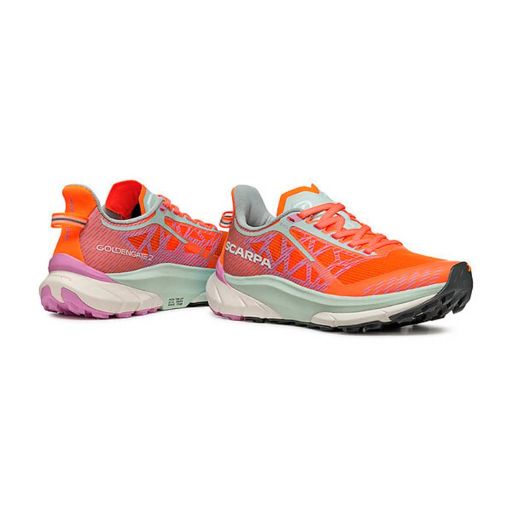 ZAPATILLAS SCARPA GOLDEN GATE 2 ATR MUJER - Orange Fluo / Orchid - Imagen 8