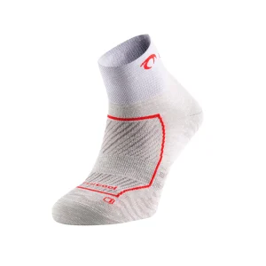 CALCETINES LURBEL RACE THREE - Gris Hielo / Rojo
