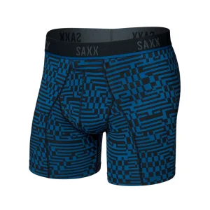 CALZONCILLOS BÓXER SAXX KINETIC LIGHT-COMPRESSION MESH - Maze Camo / Navy Dawn