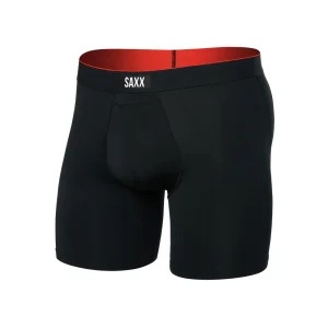 CALZONCILLOS BÓXER SAXX MULTI-SPORT MESH - Negro