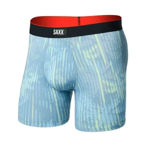 CALZONCILLOS BÓXER SAXX MULTI-SPORT MESH - Palm Screen / Faded Denim