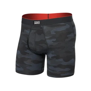 CALZONCILLOS BÓXER SAXX MULTI-SPORT MESH - Remote Camo / Faded Black