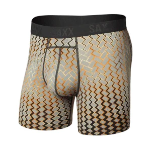 CALZONCILLOS BÓXER SAXX SMOOTH FLEX LIGHT-COMPRESSION - Lustre Weave / Faded Black