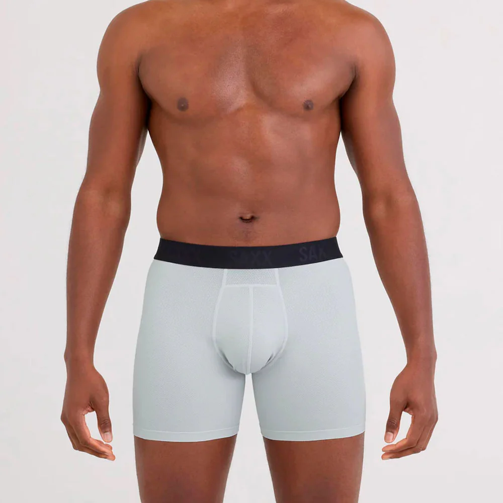 CALZONCILLOS BÓXER SAXX SMOOTH FLEX LIGHT-COMPRESSION - Pearl Grey - Imagen 3