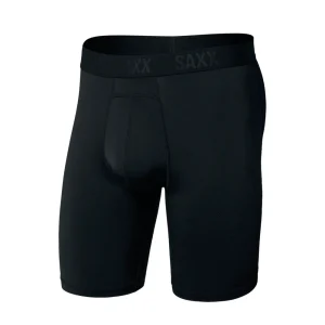 CALZONCILLOS BÓXER SAXX SMOOTH FLEX LIGHT-COMPRESSION LONG - Black