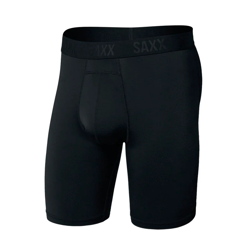 CALZONCILLOS BÓXER SAXX SMOOTH FLEX LIGHT-COMPRESSION LONG - Black - Imagen 2
