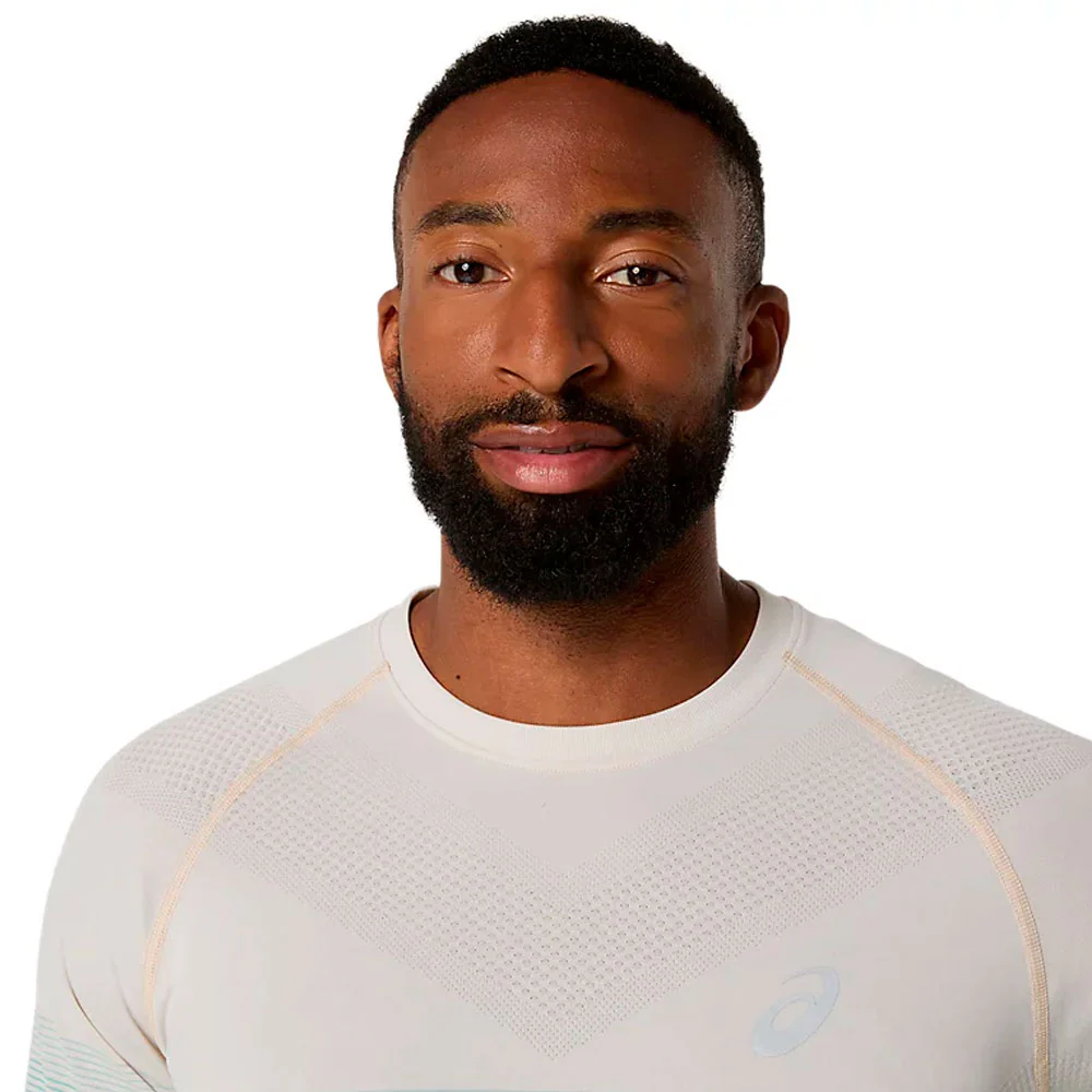 CAMISETA MANGA LARGA ASICS SEAMLESS LS TOP - Birch / Oasis Green - Imagen 8