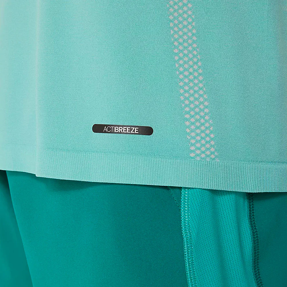 CAMISETA MANGA LARGA ASICS SEAMLESS LS TOP - Birch / Oasis Green - Imagen 7