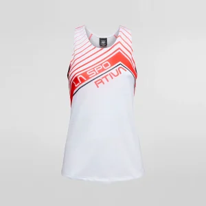 CAMISETA DE TIRANTES LA SPORTIVA SLIPSTREAM MUJER - Blanco / Negro