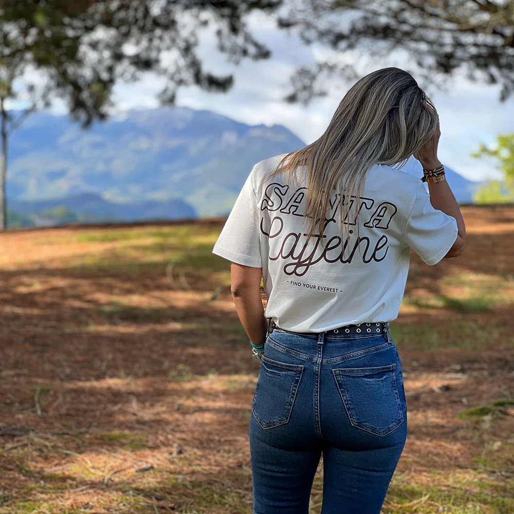 CAMISETA FIND YOUR EVEREST - SANTA CAFFEINE - Mangata - Imagen 5