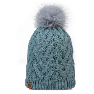 Knitted & Fleece Band Beanie Caryn