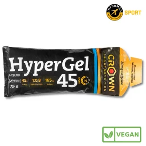 GEL ENERGÉTICO CROWN HYPERGEL 45 - Cafeína  80mg - Neutro
