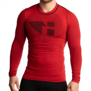 CAMISETA MANGA LARGA HANKER SPORTS DADPA - Rojo