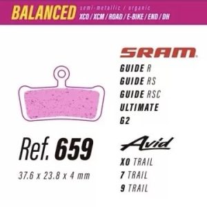 Pastillas Balanced 659 LESS BRAKES