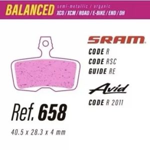 Pastillas Balanced 658 LESS BRAKES