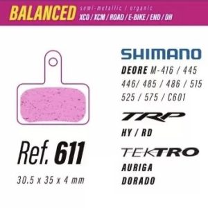 Pastillas Balanced 611 LESS BRAKES