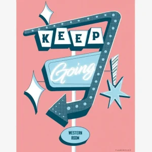 Lámina Decorativa Keep Going! - VEGAS