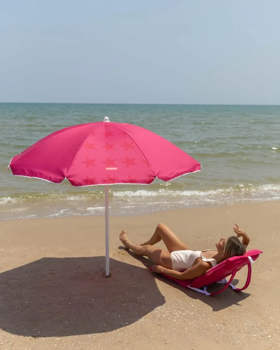 Sombrilla exterior fucsia - CYNDI - Imagen 6