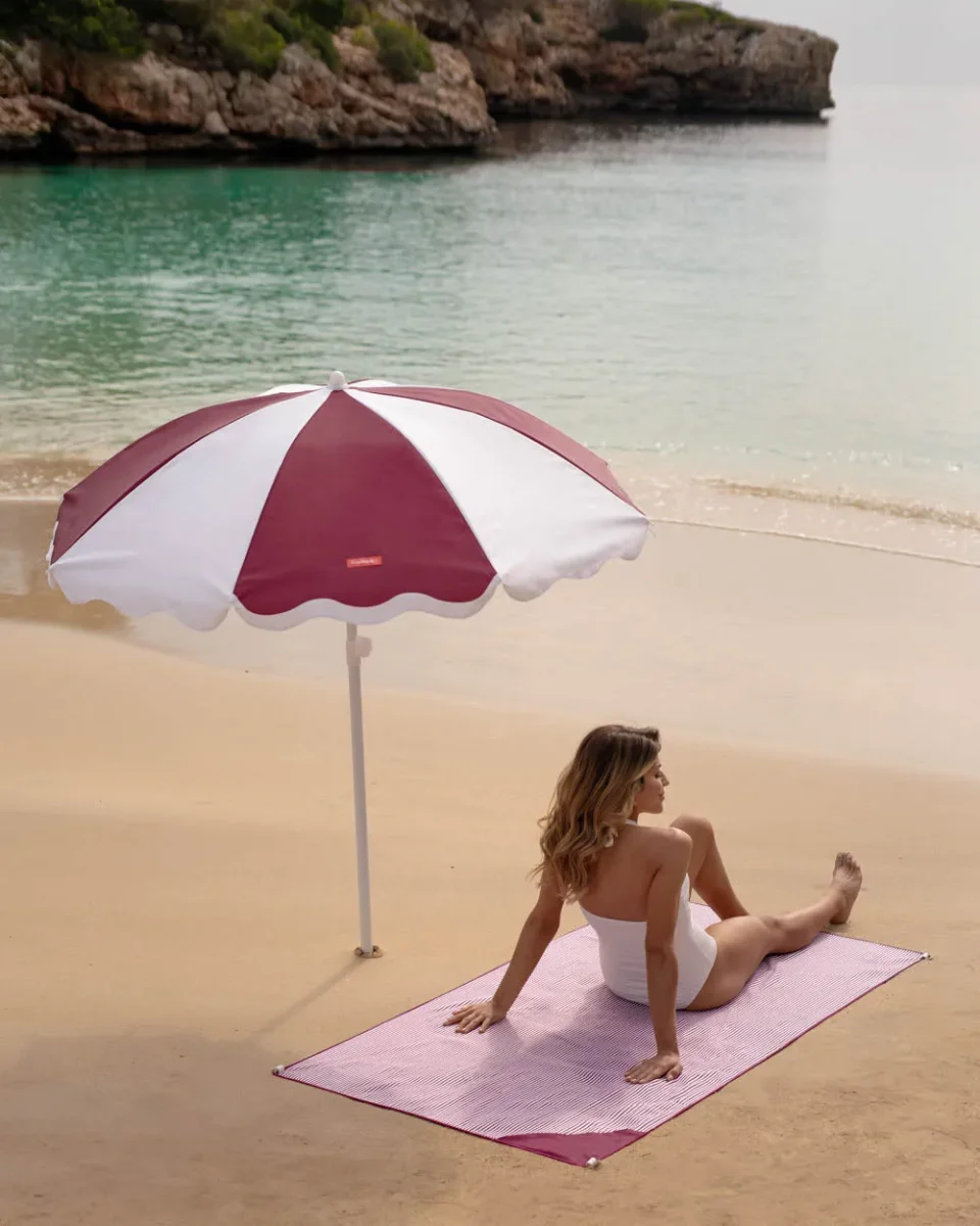 Sombrilla exterior granate - DANIA - Imagen 3