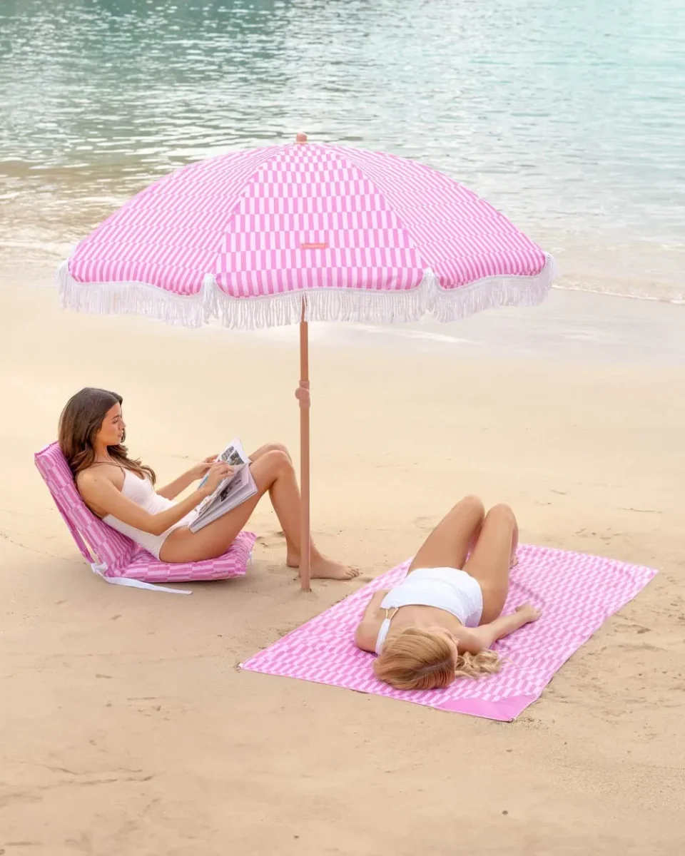 Sombrilla exterior rosa - CARAMEL - Imagen 6