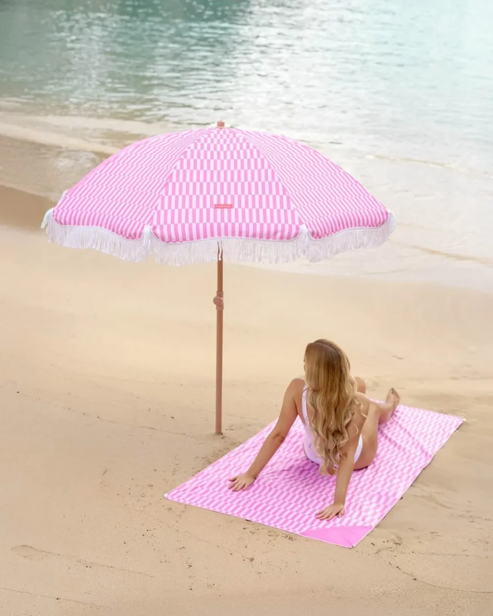 Sombrilla exterior rosa - CARAMEL - Imagen 3