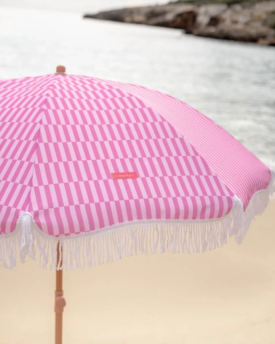 Sombrilla exterior rosa - CARAMEL - Imagen 8