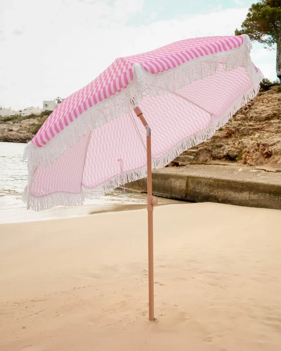 Sombrilla exterior rosa - CARAMEL - Imagen 7