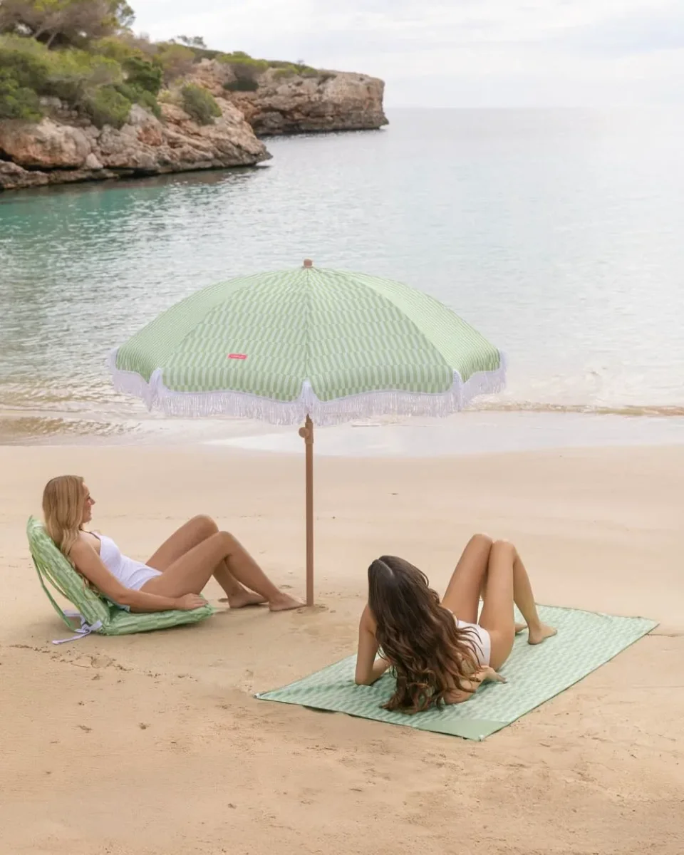 Sombrilla exterior verde - CARAMEL - Imagen 3