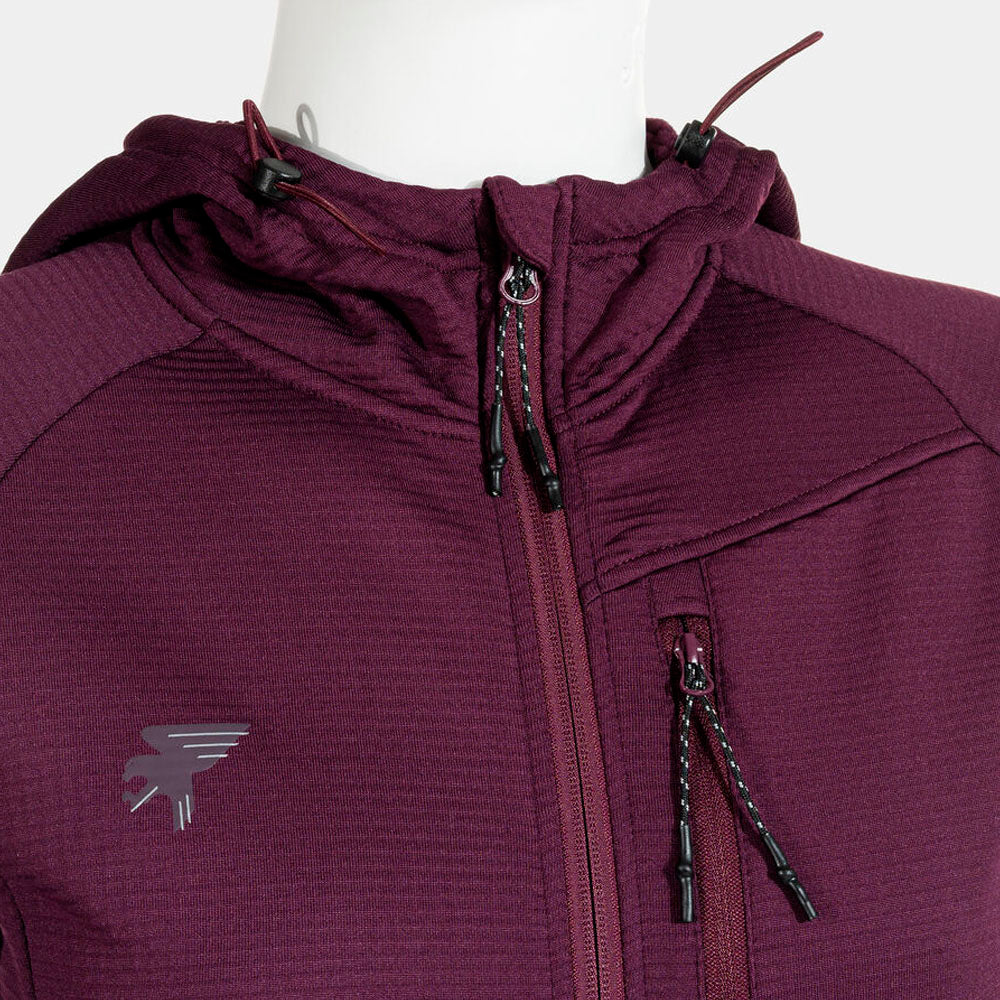 SUDADERA JOMA EXPLORER MUJER - Burdeos - Imagen 4