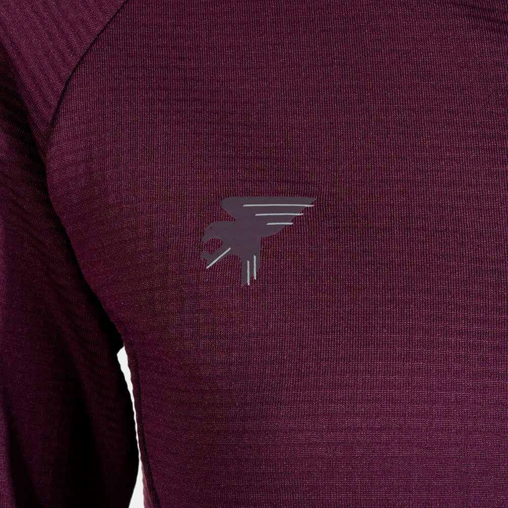 SUDADERA JOMA EXPLORER MUJER - Burdeos - Imagen 7