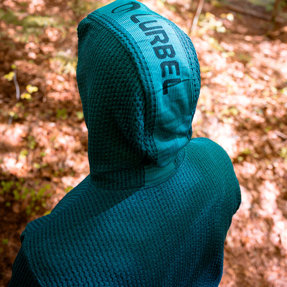 SUDADERA LURBEL WAVE - Verde Botella / Negro - Imagen 5