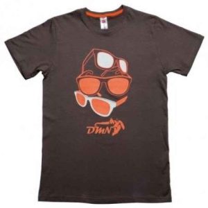 CAMISETA DMN NARANJA FLUOR
