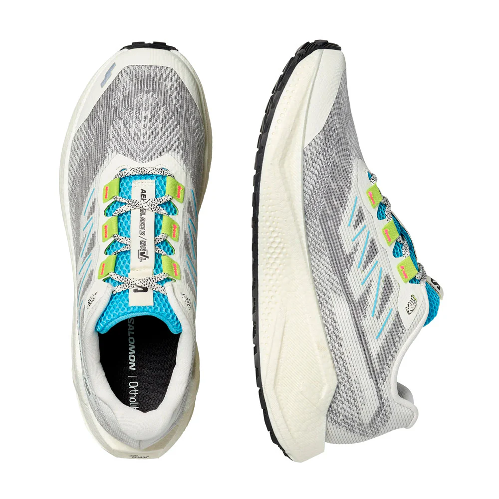 ZAPATILLAS SALOMON AERO BLAZE 3 GRVL - Vanilla Ice / Ojos del Salar / Black - Imagen 8