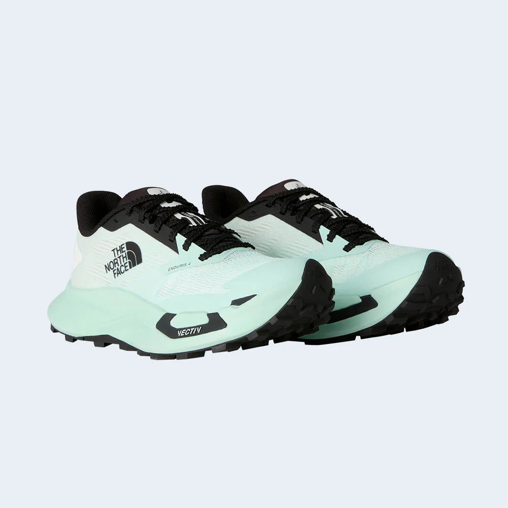 ZAPATILLAS THE NORTH FACE VECTIV ENDURIS 4 MUJER - White Ash / Opal Frost - Imagen 3